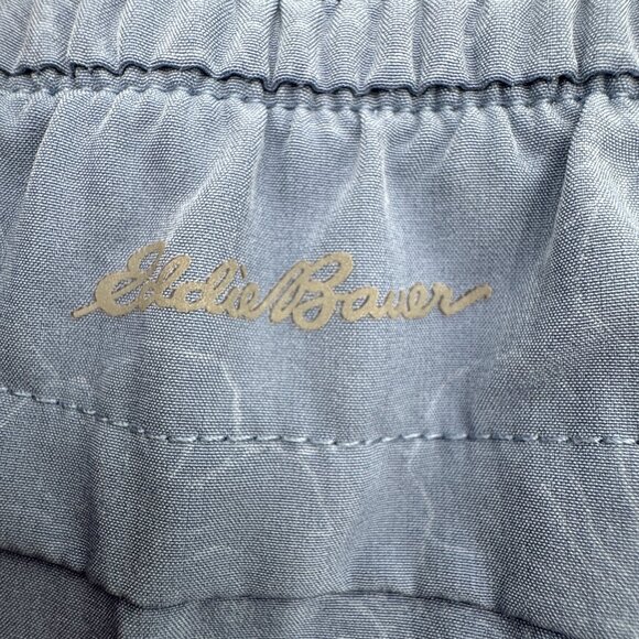 Eddie Bauer Elastic Waist Blue Floral Print Women's Skort Size Medium - Picture 5 of 8